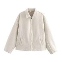 Indira Wool Blend Cropped Jacket