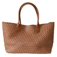 Nola Woven Leather Tote Bag