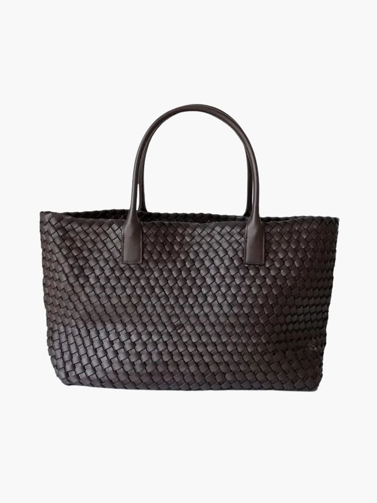 Nola Woven Leather Tote Bag